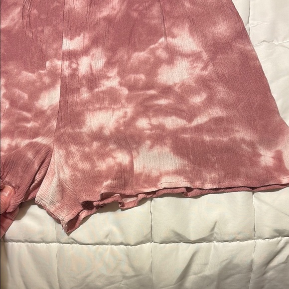 Mudd Pink Tie-Dye Romper -size M - Picture 2 of 12